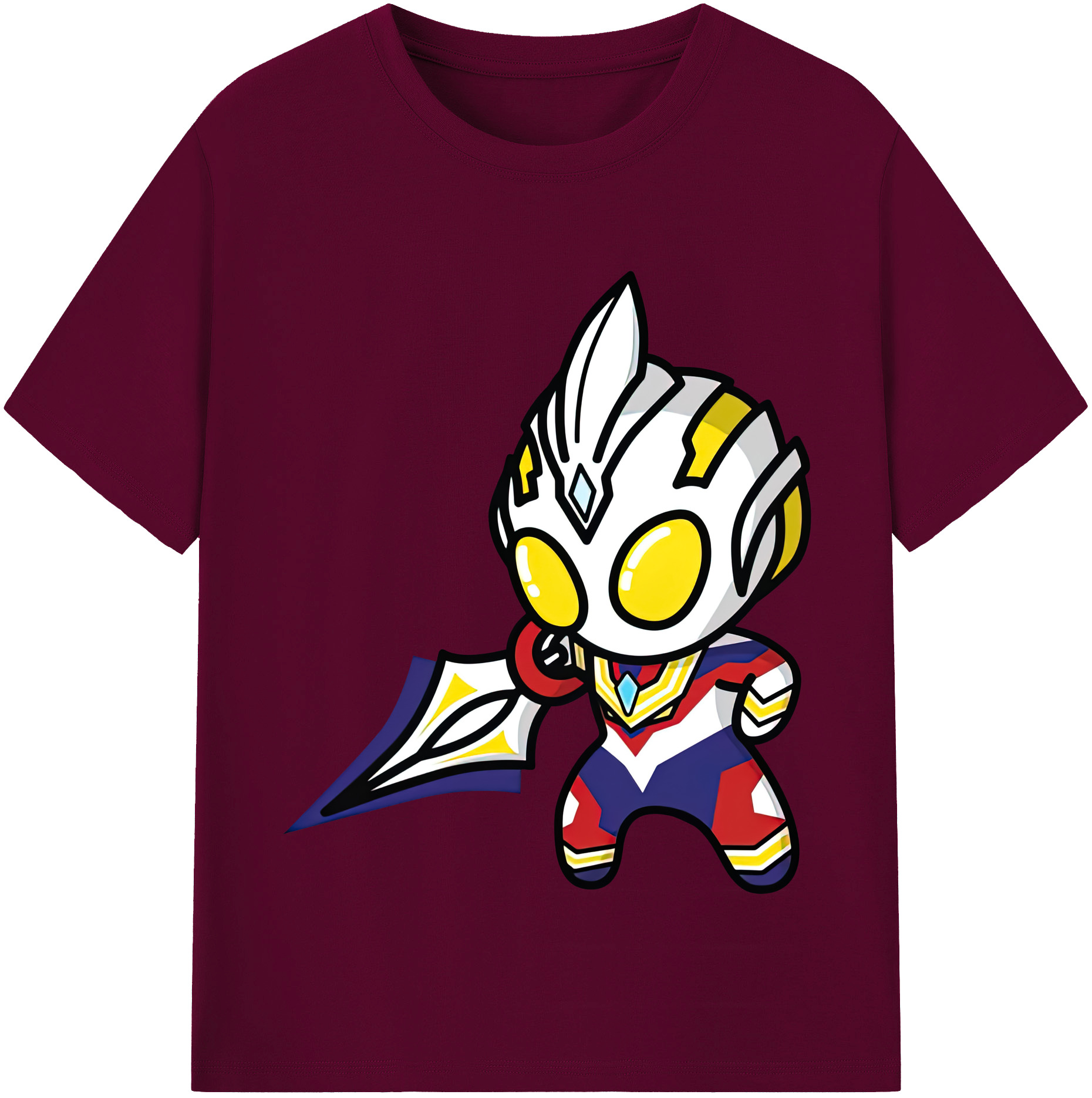 （画像用） ウルトラマン Ultraman レディースカジュアルプリントTシャツ（綿100％）